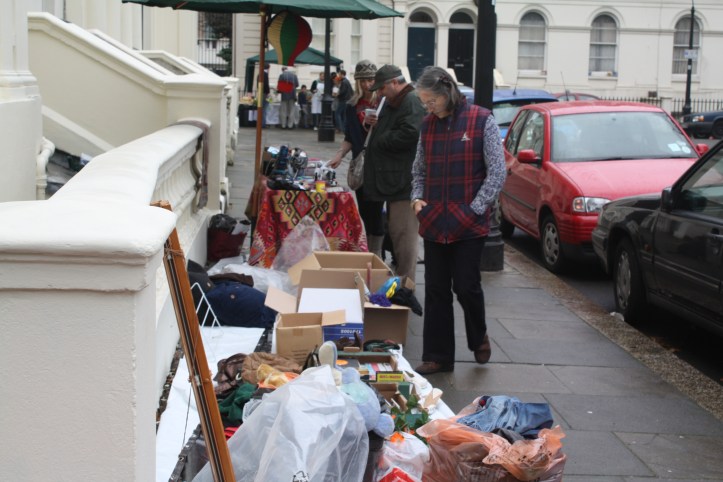 Local Residents sell their wares.